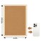 FEBSNOW Cork BoardCork Board Bulletin Board146 X 11 inches Vision BoardBulletin Board for OfficeWall Mounted Pin Board for Office Home and School