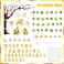 Pajean 104 Pcs Classroom Tree Bulletin Board Set Bee Sunflower Bulletin Boards Decoration Cutouts Spring Summer Tree Leaves Cutout for Classroom Window Wall Home Office School Decor