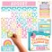Hadley Designs Classroom Calendar Set Bulletin Board Decorations Pastel School Calendar for Classroom Decor Kindergarten Preschool Elementary Teacher Must Haves Homeschool Daycare Essentials