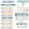 Hadley Designs Classroom Calendar Set Bulletin Board Decorations Boho School Calendar for Classroom Decor Kindergarten Preschool Elementary Teacher Must Haves Homeschool Daycare Essentials
