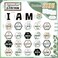 Frienda Eucalyptus Affirmation Station Bulletin Board Set Motivational Posters Classroom Mirror Growth Mindset Decor Positive Affirmations Accents Cutouts for School Office Home Teacher Wall Supply