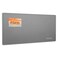 Lightomorrow Bulletin Board 35 x 17 12 inches Felt Board Decorative Pin Board Cork Board Alternative for Wall Foldable SelfAdhesive Vision Board Prayer Board with 20 Pushpins Gray