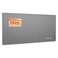 Lightomorrow Bulletin Board 35 x 17 12 inches Felt Board Decorative Pin Board Cork Board Alternative for Wall Foldable SelfAdhesive Vision Board Prayer Board with 20 Pushpins Gray