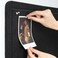 Lightomorrow Bulletin Board 35 x 17 12 inches Felt Board Decorative Pin Board Cork Board Alternative for Wall Foldable SelfAdhesive Vision Board Prayer Board with 20 Pushpins Black
