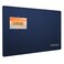 Lightomorrow Bulletin Board 24 x 18 inches Felt Board Decorative Pin Board Cork Board Alternative for Wall Foldable Photo Board SelfAdhesive Vision Board with 20 Pushpins Dark Blue
