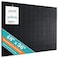 Bounmer Large Cork Board 12 Pack Felt Wall Tiles with Safe Removable Adhesive Bulletin Board for Office Pin Tack Corkboard for Quilting Design Dart Wall Protector 48 x 36 Black