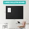 Bounmer Large Cork Board 12 Pack Felt Wall Tiles with Safe Removable Adhesive Bulletin Board for Office Pin Tack Corkboard for Quilting Design Dart Wall Protector 48 x 36 Black