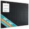 Bounmer Large Cork Board 12 Pack Felt Wall Tiles with Safe Removable Adhesive Bulletin Board for Office Pin Tack Corkboard for Quilting Design Dart Wall Protector 48 x 36 Black