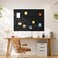 Sanakma Large Cork Boards for Walls 48 x 3612 Pack Bulletin Boards Alternative Cork Board for OfficeBlack Felt Wall Tiles Contains Removable Security Stickers and PushPins