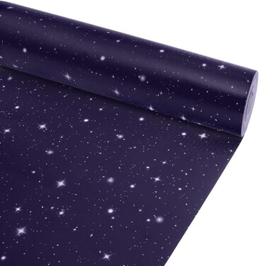 Naozinebi Outer Space Bulletin Board Roll Reusable Waterproof Erasable Night Sky Board Galaxy Fabric Bulletin Board Fadeless Night Sky Background Galaxy Planet Poster for Classroom Decor Wrap Craft 15