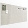 AkuDecor Large Cork Board for Office 8 Pack Felt Wall Tiles with Slat Wall Paneling and Safe Removable Adhesive Tabs Felt Bulletin Board Pin Board Cork Boards for Walls Oatmeal