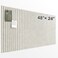 AkuDecor Large Cork Board for Office 8 Pack Felt Wall Tiles with Slat Wall Paneling and Safe Removable Adhesive Tabs Felt Bulletin Board Pin Board Cork Boards for Walls Oatmeal