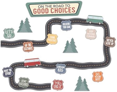 Teacher Created Resources Moving Mountains Road Trip On The Road to Good Choices Mini Bulletin Board TCR9225