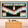 Justforjoyful Vowel Valley Bulletin Board Set Back to School Classroom Decorations Sound Wall Phonics Poster Vowel Learning Cutouts Early Learning Kindergarten Elementary School Classroom Chalkboard W
