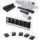 SunnyZoo Price Tag Adjustable Counter Stand Label Metal Sale Price Display Stand 16 Sets Silver