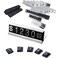 SunnyZoo Price Tag Adjustable Counter Stand Label Metal Sale Price Display Stand 16 Sets Silver