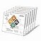 NIUBEE Slanted Back Acrylic Sign Holder 6 x 4 Inches Clear Plastic Sign Holder Paper Display Table Stand for Office Store Restaurant Horizontal 6 Pack