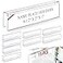 Kathfly 15 Pack Clear Acrylic Cubicle Name Plate Holders for Office 85 Wide x 2 High x 1 Deep Glass Wall Name Plate Holder Plastic Sign Tag Display Stand for Office Table Business Conference