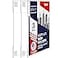 Dasher Products Acrylic Sign Holder with Hook and Loop Adhesive 85 x 11 inches Portrait or 11 x 85 inches Landscape Clear Wall Mount Frame Perfect for home office store restaurant 3 Pack