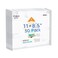 NIUBEE 30Packs Acrylic Wall Sign Holder 85x11 Horizontal Clear Plastic Picture Frames Wall Mounted Design