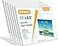 MaxGear Acrylic Sign Holder 85x11 Inches Horizontal 6 Pack Slant Back Clear Tabletop Display Stands for Flyers Menus Documents Landscape Sign Frames