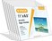 MaxGear Acrylic Sign Holder 85x11 Inches Horizontal 6 Pack Slant Back Clear Tabletop Display Stands for Flyers Menus Documents Landscape Sign Frames