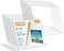 MaxGear Sign Holder 4X6 inches Slant Back Acrylic Sign Holders Plastic Display Stand Clear Paper Stand Tabletop Display for Office Home Store Restaurant 12 Pack