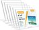 MaxGear Sign Holder 4X6 inches Slant Back Acrylic Sign Holders Plastic Display Stand Clear Paper Stand Tabletop Display for Office Home Store Restaurant 6 Pack