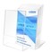 Ludery 85x11 Inches Acrylic Sign Slant Back Holder Plastic Display StandBrochure Holder Table Top Sign Holder For Office Home Store Restaurant6pack