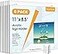 MaxGear Wall Mount Sign Holder 85 x 11 Inch Clear Plastic Picture Frames with Mounting Screws Door Sign Holders and Document Display Frame for Home Office Store Landscape 6 Pack