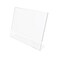 deflecto Classic Image Slanted Sign Holder Landscaped 11 x 85 Insert Clear