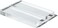 UNIQOOO 4 Clear Acrylic Stand 6 Pack 3mm Slot Wedding Sign Holders Perfect for Wedding Table Number Exhibition Office Restaurant Business