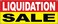 4LessCo 4 LESS CO 18x48 Inch Liquidation Sale Vinyl Banner Sign with Grommets ryb