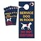 WORKINGSERVICEDOG.COM Service Dog in Room Do Not Disturb Doorhanger Pack of 5