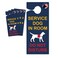 WORKINGSERVICEDOG.COM Service Dog in Room Do Not Disturb Doorhanger Pack of 5