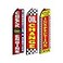 OnPoint Wares Check Engine Feather Flags 3x115 ft Oil Change State Inspection Advertising Signs Pack of 3 Weatherproof Polyester Outdoor Business Flags Hardware Not Included