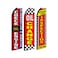 OnPoint Wares Check Engine Feather Flags 3x115 ft Oil Change State Inspection Advertising Signs Pack of 3 Weatherproof Polyester Outdoor Business Flags Hardware Not Included