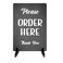 OriginDesigned Please Order Here Sign Cafe Takeaway Coffee Shop Sandwich Shop Counter Sign A4 size Black Stand