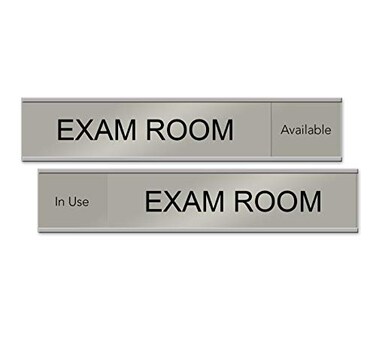 NapTags Exam Room Slider Sign 10 x 2 AvailableIn Use Made in the USA