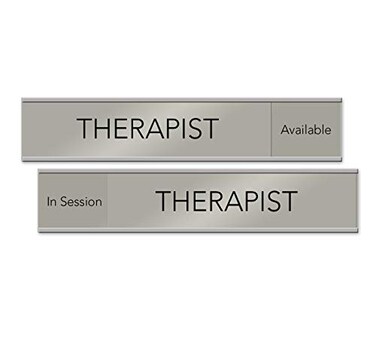 NapTags Therapist Slider Sign 10 x 2 AvailableIn Session Made in the USA