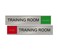NapTags Training Room Slider Sign RedGreen 10 x 2