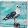 Primitives By Kathy 113960 Seagull Block Sign 4inch Square