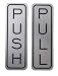 2FY2SW Be The Bestest Brushed 304 Grade Stainless Steel Premium PushPull Set Door Vertical Sign 5 x 15 inch Stylish Pack of 1