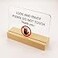 FIREFLYWEB Do not touch signs look and enjoy for home office tabletop vertical wooden base Tabletop vertical