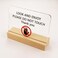 FIREFLYWEB Do not touch signs look and enjoy for home office tabletop vertical wooden base Tabletop vertical