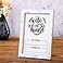 Kathfly WiFi Password Sign for Home White WiFi Pattern Board Rustic Cute Worn Wood Frame with Writable Surface Wooden Network Sign for Guest Business Table Centerpieces Decoration