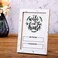 Kathfly WiFi Password Sign for Home White WiFi Pattern Board Rustic Cute Worn Wood Frame with Writable Surface Wooden Network Sign for Guest Business Table Centerpieces Decoration