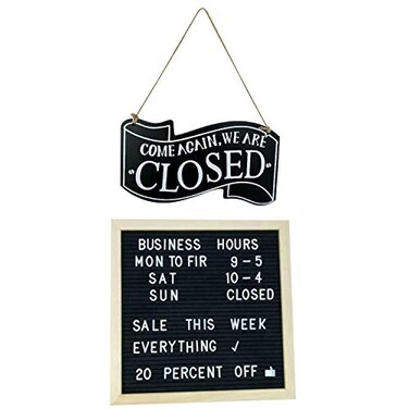 FIGEPO Open Closed Sign