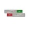 NapTags Alarm OnOff Slider Nameplate and Sign RedGreen 6 x 1