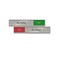 NapTags Alarm OnOff Slider Nameplate and Sign RedGreen 6 x 1
